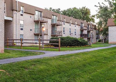An exterior view of 450 Green apartments for rent in Norristown, PA